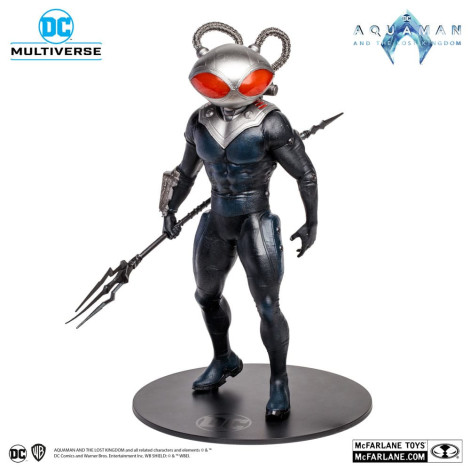 Megafig Dc Multiverso Manta Negra Figura 30 Cm Aquaman E O Reino Perdido