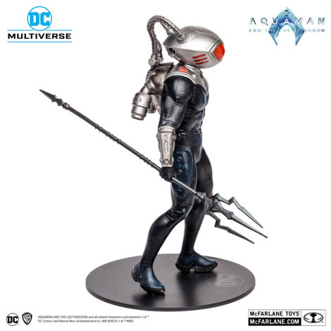 Megafig Dc Multiverso Manta Negra Figura 30 Cm Aquaman E O Reino Perdido