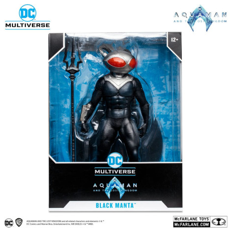 Megafig Dc Multiverso Manta Negra Figura 30 Cm Aquaman E O Reino Perdido