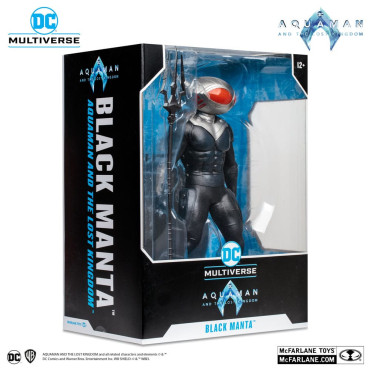 Megafig Dc Multiverso Manta Negra Figura 30 Cm Aquaman E O Reino Perdido