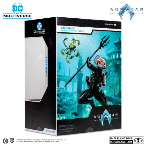 Megafig Dc Multiverso Manta Negra Figura 30 Cm Aquaman E O Reino Perdido