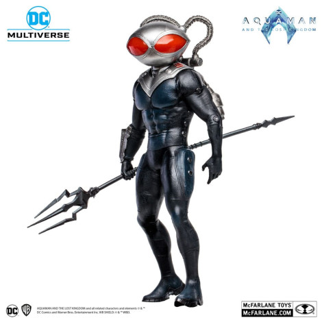 Megafig Dc Multiverso Manta Negra Figura 30 Cm Aquaman E O Reino Perdido