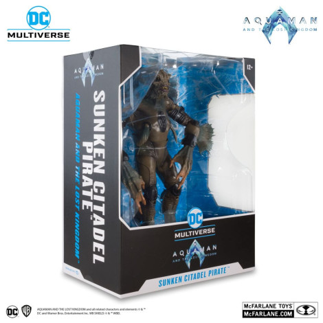 Figura Megafig Dc Multiverso Cidadela Submersa Pirata 30 Cm Aquaman E O Reino Perdido