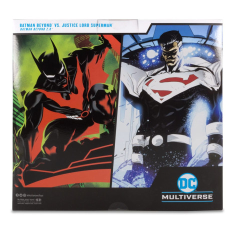 Superman Batman Beyond Vs Justice Lord 6-Pack Figure 18 Cm Dc Collector's Figure