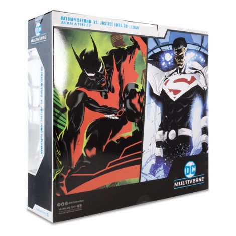 Superman Batman Beyond Vs Justice Lord 6-Pack Figure 18 Cm Dc Collector's Figure