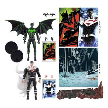 Superman Batman Beyond Vs Justice Lord 6-Pack Figure 18 Cm Dc Collector's Figure