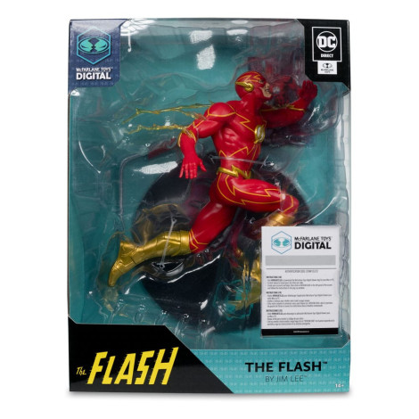 O Flash Por Jim Lee Figura (Mcfarlane Digital) 20 Cm Dc