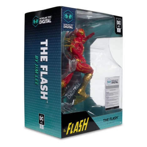 O Flash Por Jim Lee Figura (Mcfarlane Digital) 20 Cm Dc