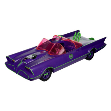 Batman 66 Batmobil com figura e veículo do Joker (etiqueta dourada) Dc Retro