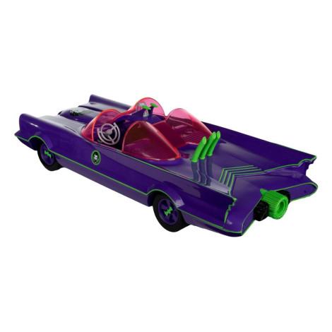 Batman 66 Batmobil com figura e veículo do Joker (etiqueta dourada) Dc Retro