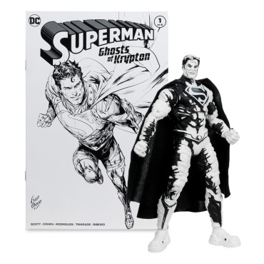 Superman Série Figuras & Banda Desenhada (Edição Sketch) (Etiqueta Dourada) 18 Cm Dc