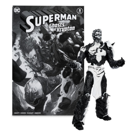 Superman Série Figuras & Banda Desenhada (Edição Sketch) (Etiqueta Dourada) 18 Cm Dc