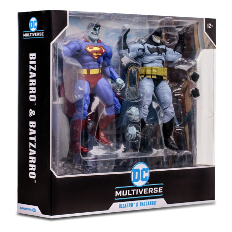 Figuras Bizarro & Batzarro 18 Cm Dc Multiverso