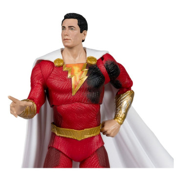 Figuras 2 Pack Shazam (Battle Damage) e Freddie Freeman (Gold Label) 18 Cm Dc Multiverso