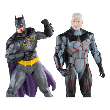 Figuras 6 Pack Omega (Unmasked) & Batman (Bloody)(Gold Label) 18 Cm Dc Collector