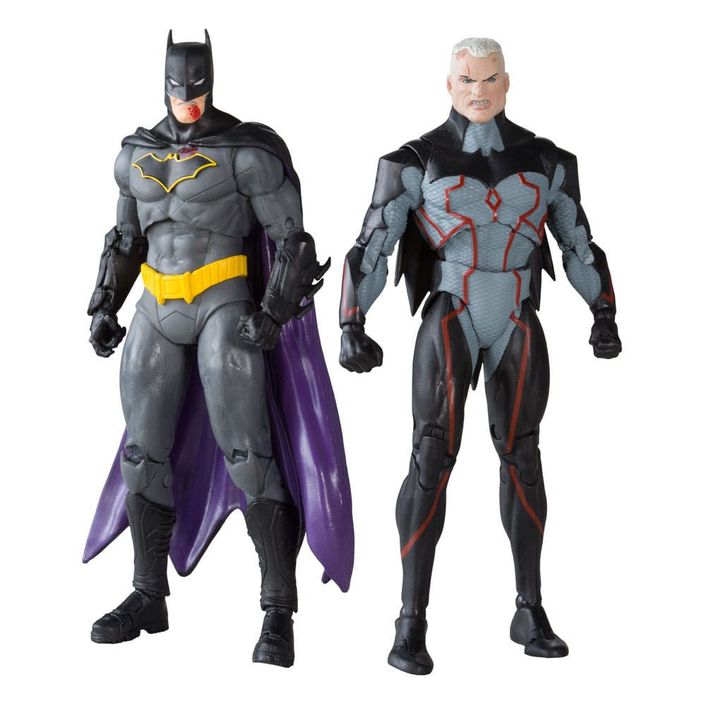 Figuras 6 Pack Omega (Unmasked) & Batman (Bloody)(Gold Label) 18 Cm Dc Collector