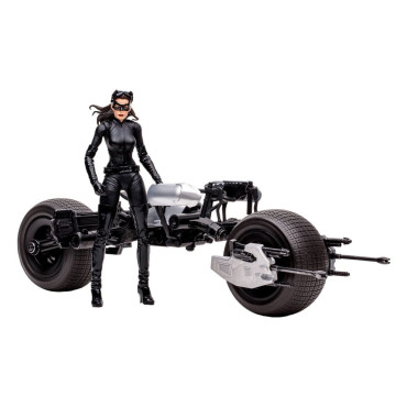 Batpod com Catwoman (O Cavaleiro das Trevas Ressurge) Veículo do Multiverso Dc