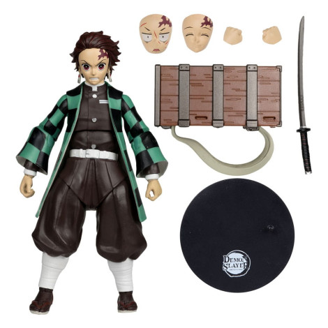 Demon SlayerFigura Tanjiro Kamado (com caixa Nezuko) (3ª temporada) 18 Cm : Kimetsu No Yaiba