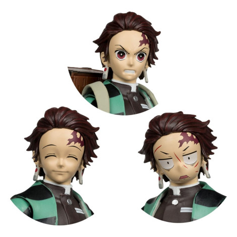 Demon SlayerFigura Tanjiro Kamado (com caixa Nezuko) (3ª temporada) 18 Cm : Kimetsu No Yaiba