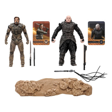 Figuras Gurney Halleck & Rabban 18 Cm Dune: Segunda Parte