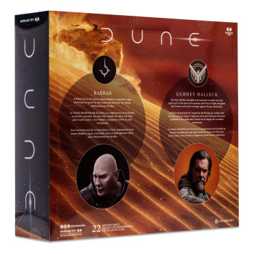 Figuras Gurney Halleck & Rabban 18 Cm Dune: Segunda Parte