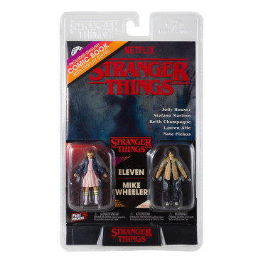 Figuras e banda desenhada Onze e Mike Wheeler 8 Cm Stranger Things