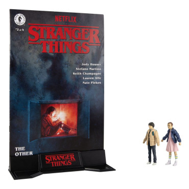 Figuras e banda desenhada Onze e Mike Wheeler 8 Cm Stranger Things