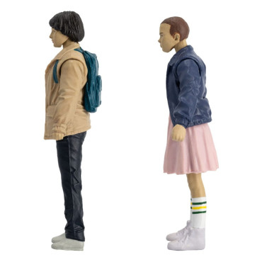 Figuras e banda desenhada Onze e Mike Wheeler 8 Cm Stranger Things