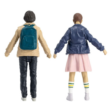 Figuras e banda desenhada Onze e Mike Wheeler 8 Cm Stranger Things