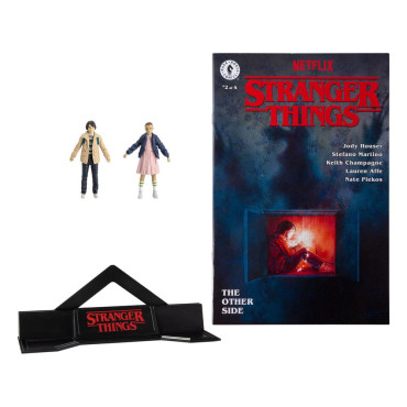 Figuras e banda desenhada Onze e Mike Wheeler 8 Cm Stranger Things