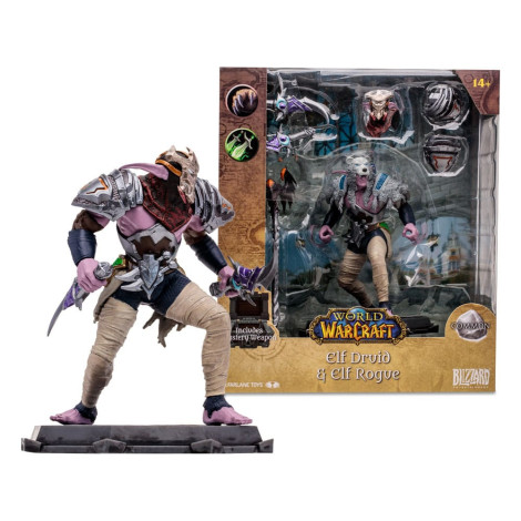 Elfo Noturno: Druida / Ladino 15 Cm Figura de World Of Warcraft