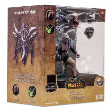 Elfo Noturno: Druida / Ladino 15 Cm Figura de World Of Warcraft