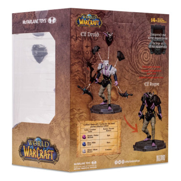 Elfo Noturno: Druida / Ladino 15 Cm Figura de World Of Warcraft