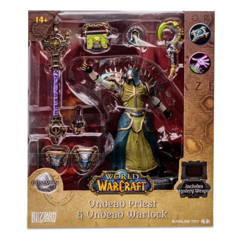 Undead: Sacerdote / Bruxo 15 Cm Figura de World Of Warcraft