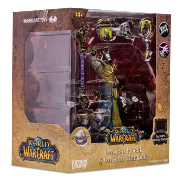 Undead: Sacerdote / Bruxo 15 Cm Figura de World Of Warcraft