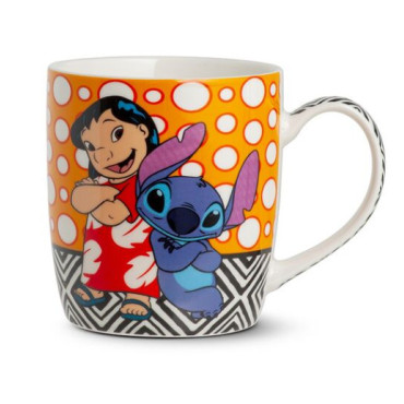 Stitch Lilo & caneca de porcelana 360ml