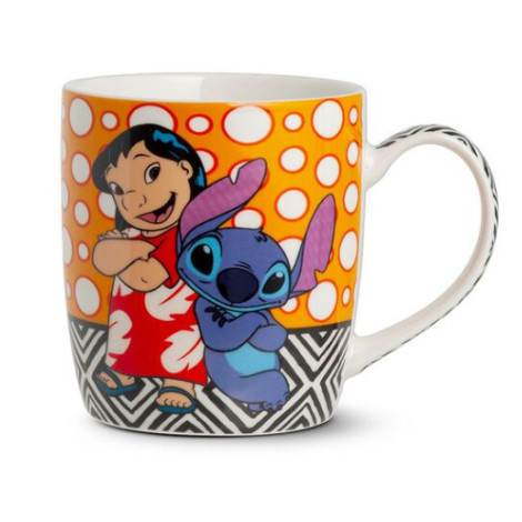 Stitch Lilo & caneca de porcelana 360ml