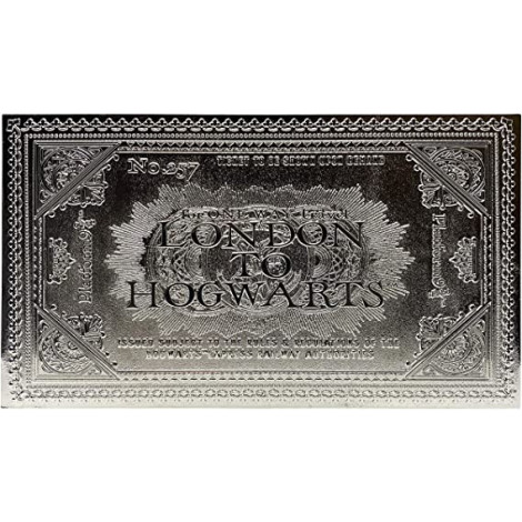 Réplica Hogwarts Expresso Ticket Silver Plated