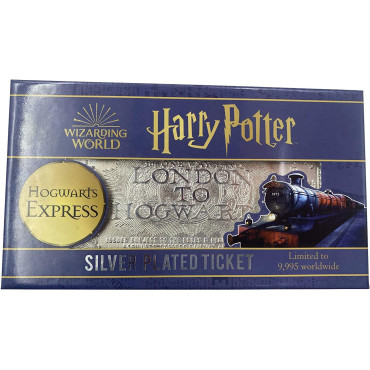 Réplica Hogwarts Expresso Ticket Silver Plated