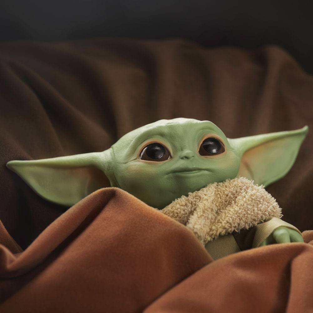 Peluche falante Bebé Yoda O Mandaloriano 19 cm