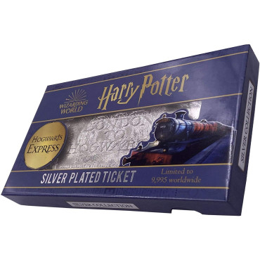 Réplica Hogwarts Expresso Ticket Silver Plated