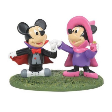 Figura do Mickey e da Minnie Mouse com fato de vampiro Enesco Disney