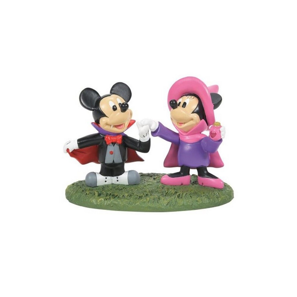 Figura do Mickey e da Minnie Mouse com fato de vampiro Enesco Disney