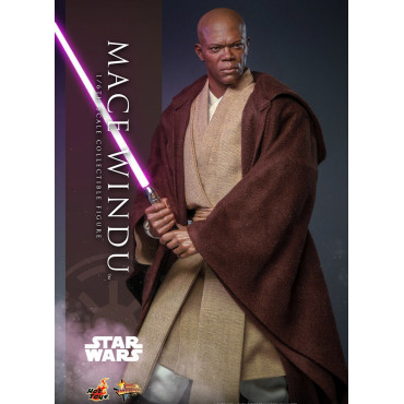 Figura de Mace Windu Hot Toys Star Wars : Ataque dos Clones