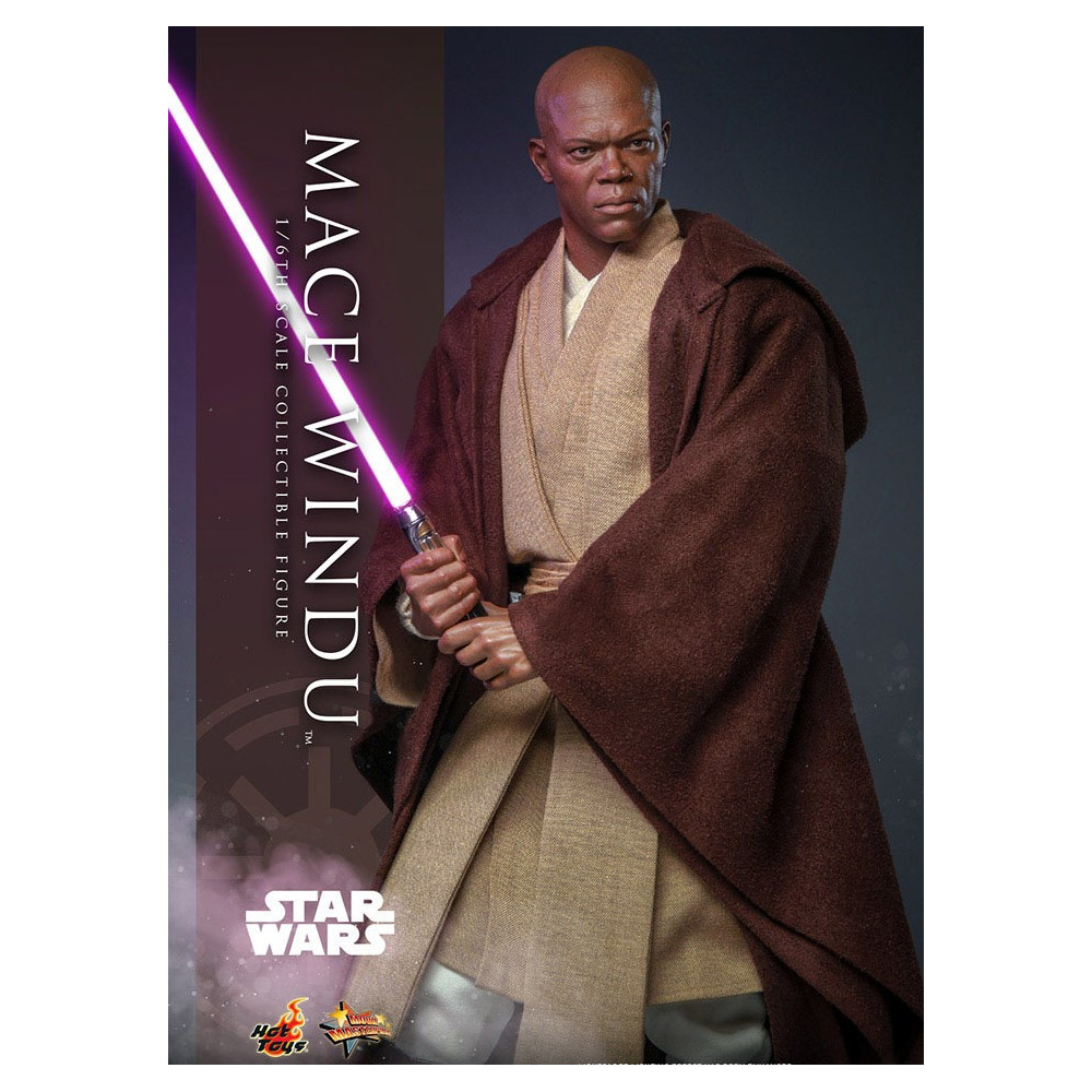 Figura de Mace Windu Hot Toys Star Wars : Ataque dos Clones