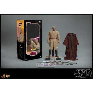 Figura de Mace Windu Hot Toys Star Wars : Ataque dos Clones