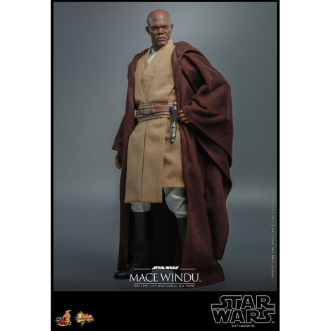 Figura de Mace Windu Hot Toys Star Wars : Ataque dos Clones