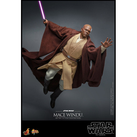 Figura de Mace Windu Hot Toys Star Wars : Ataque dos Clones