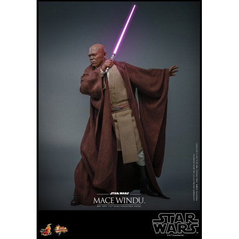 Figura de Mace Windu Hot Toys Star Wars : Ataque dos Clones