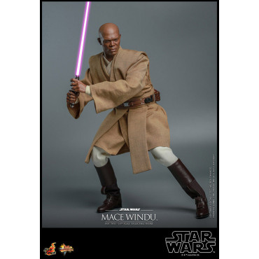 Figura de Mace Windu Hot Toys Star Wars : Ataque dos Clones